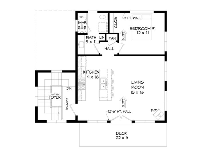 2nd Floor Plan, 062G-0314
