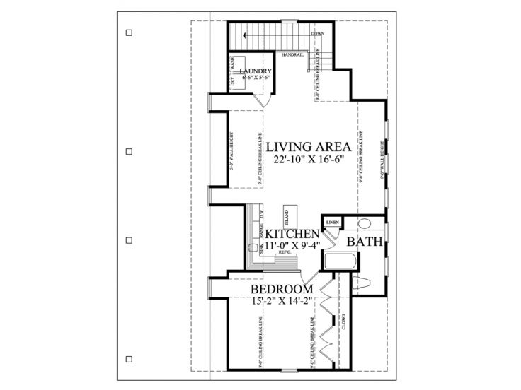 2nd Floor Plan, 063G-0002