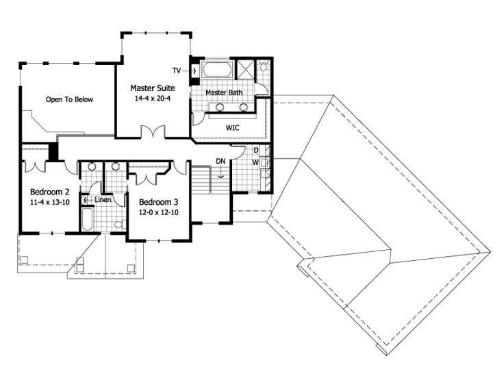 2nd Floor Plan, 023H-0126