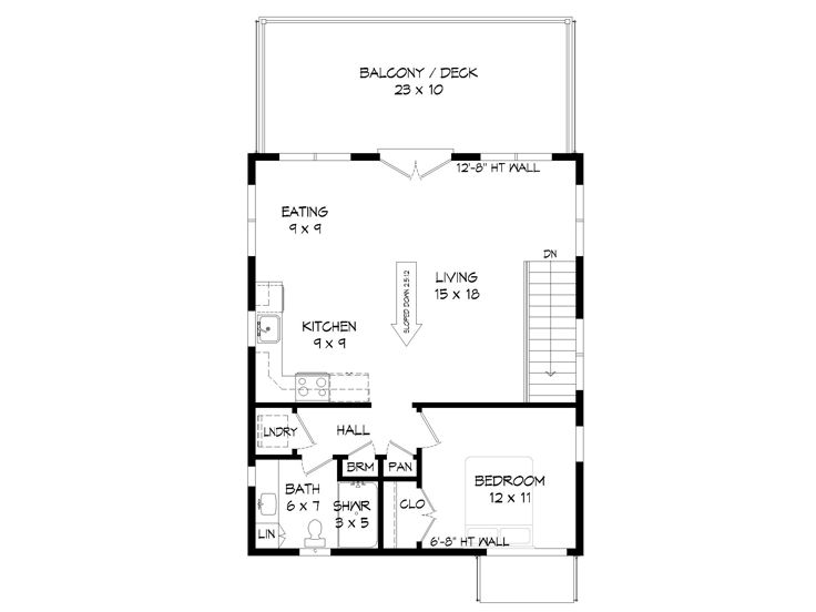 2nd Floor Plan, 062G-0153