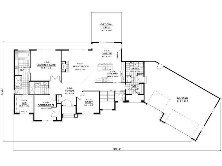 Floor Plan, 023H-0083