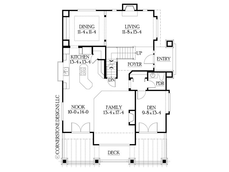 1st Floor Plan, 035H-0012
