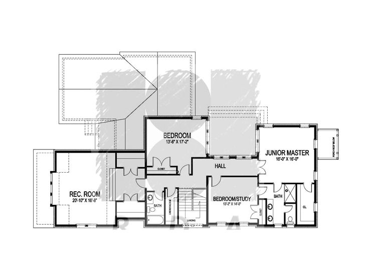 2nd Floor Plan, 058H-0060
