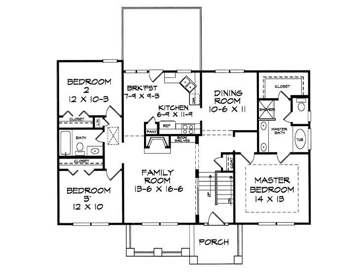 Floor Plan, 019H-0095