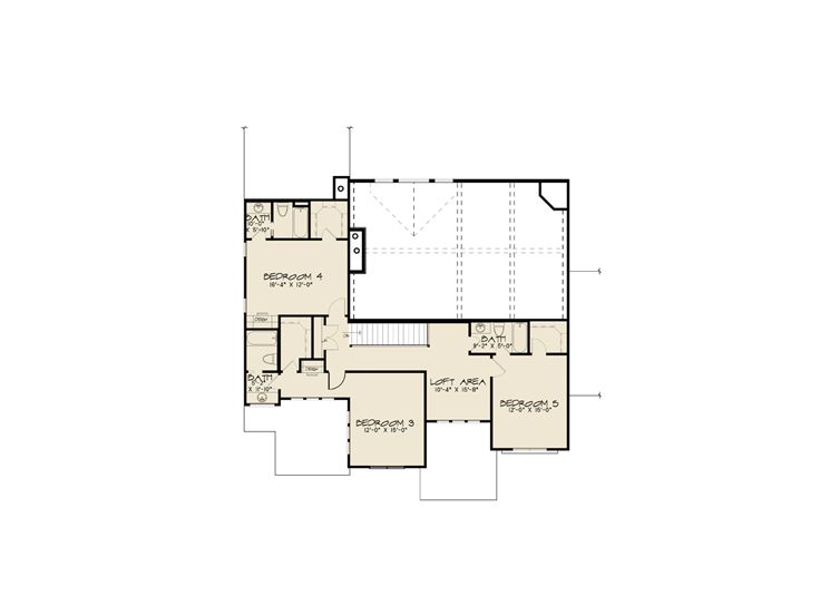 2nd Floor Plan, 075H-0023