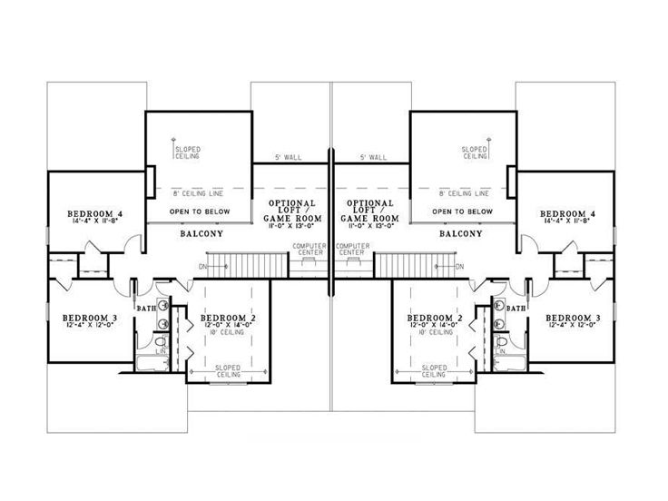 2nd Floor Plan, 025M-0064