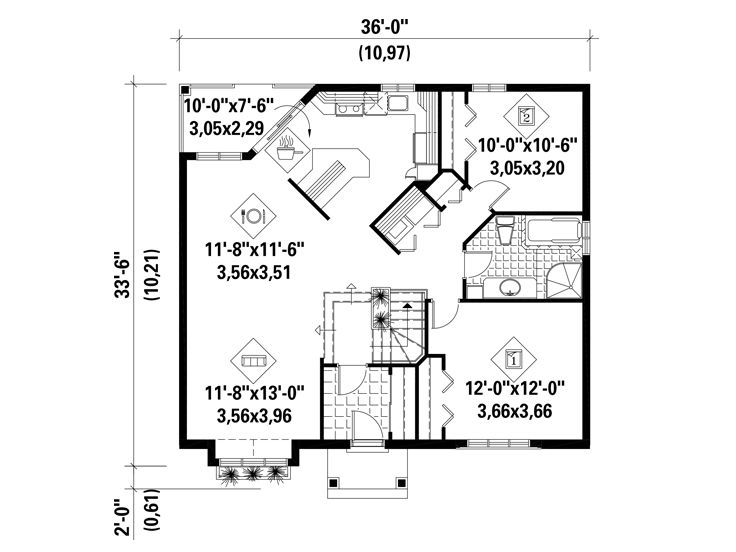 Floor Plan, 072H-0032