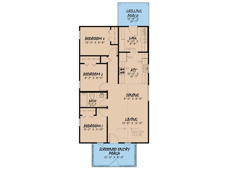 Floor Plan, 074H-0074
