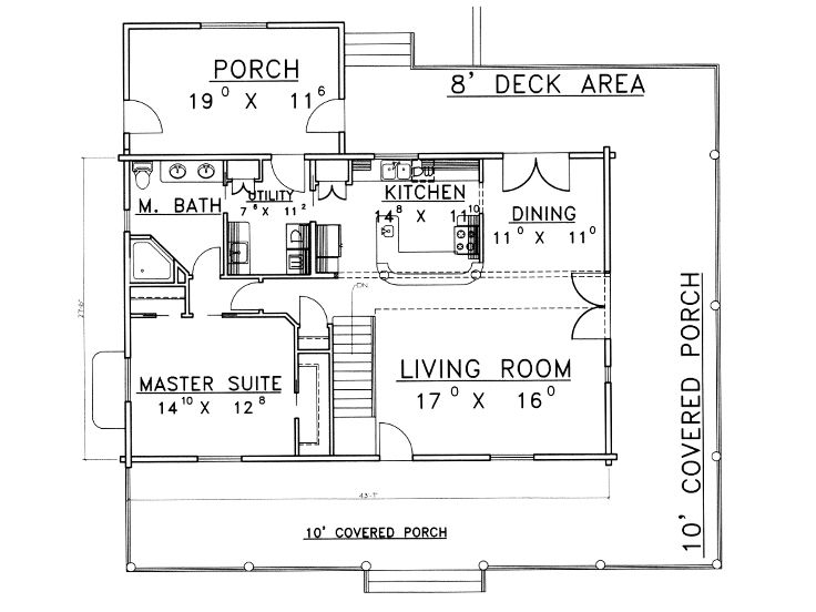 1st Floor Plan, 012L-0050