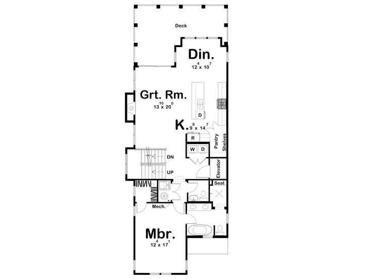 2nd Floor Plan, 050H-0461