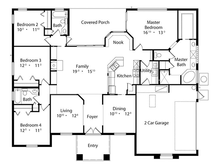 Floor Plan, 043H-0095