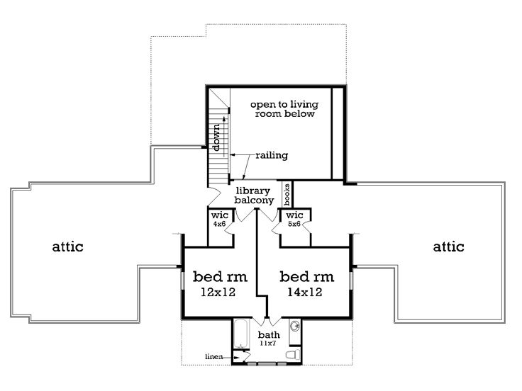 2nd Floor Plan, 021H-0283