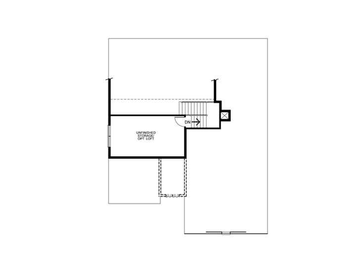 2nd Floor Plan, 031H-0327