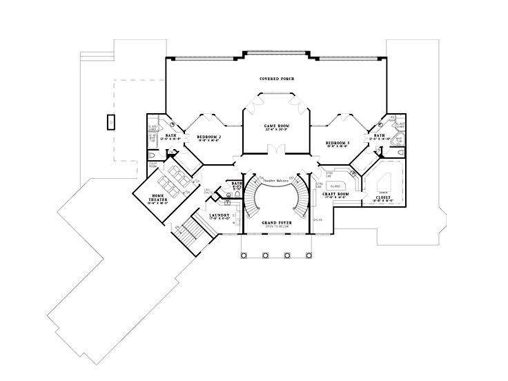 2nd Floor Plan, 025H-0159