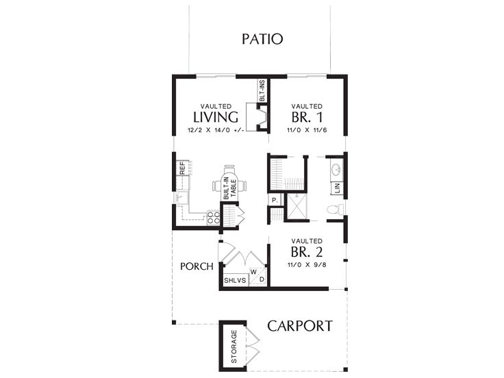 Floor Plan, 034H-0227