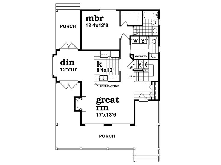 1st Floor Plan, 032H-0097