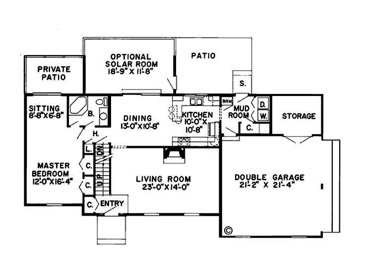 1st Floor Plan, 047H-0003