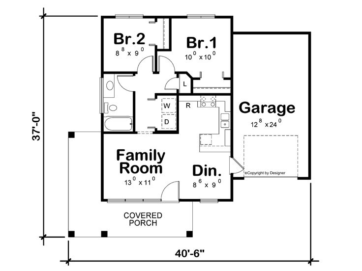 Floor Plan, 031H-0518