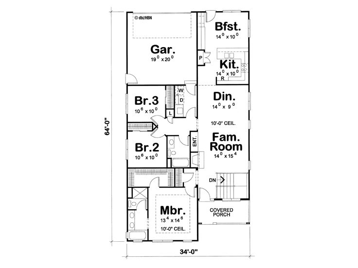 Floor Plan, 031H-0214