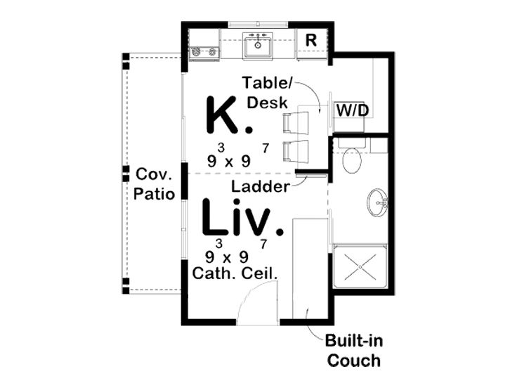 1st Floor Plan, 050H-0351