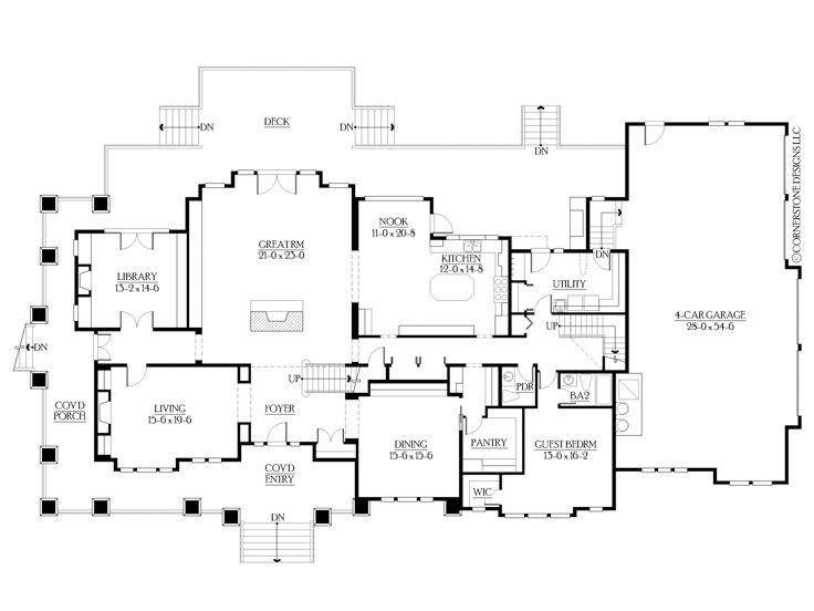 1st Floor Plan, 035H-0039