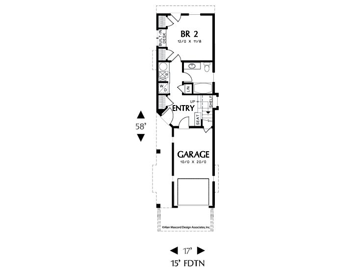 1st Floor Plan, 034H-0159