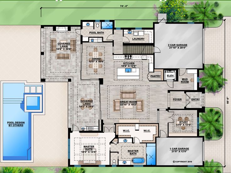 1st Floor Plan, 069H-0082