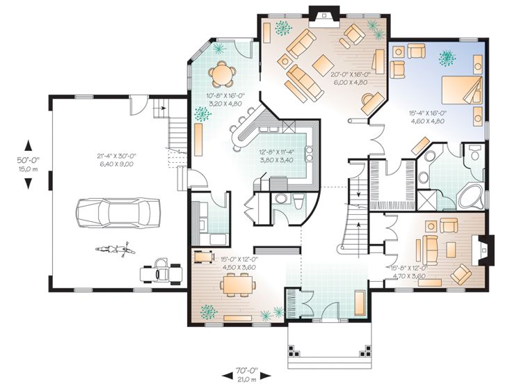1st Floor Plan, 027H-0019
