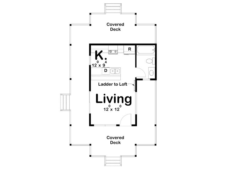 1st Floor Plan, 050H-0139