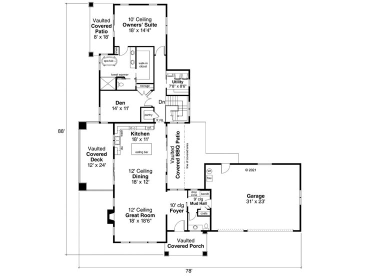 Floor Plan, 051H-0363