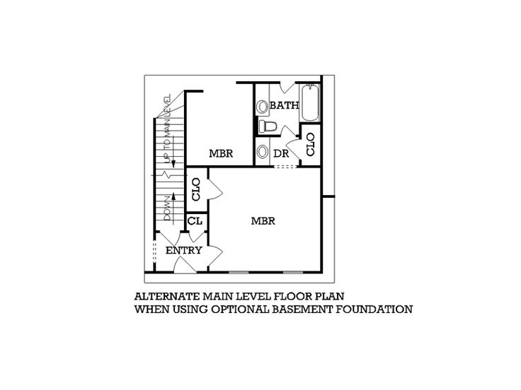 Alt. Floor Plan, 021H-0071