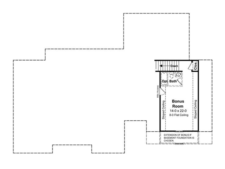 2nd Floor Plan, 001H-0068