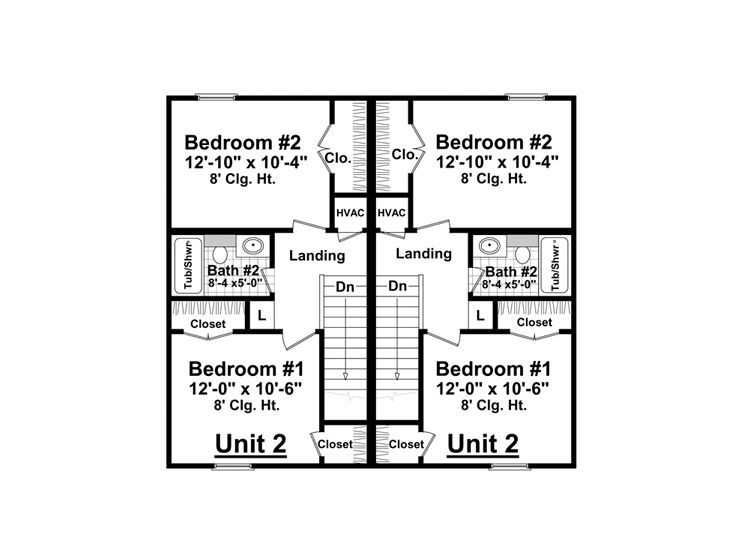 2nd Floor Plan, 001M-0006