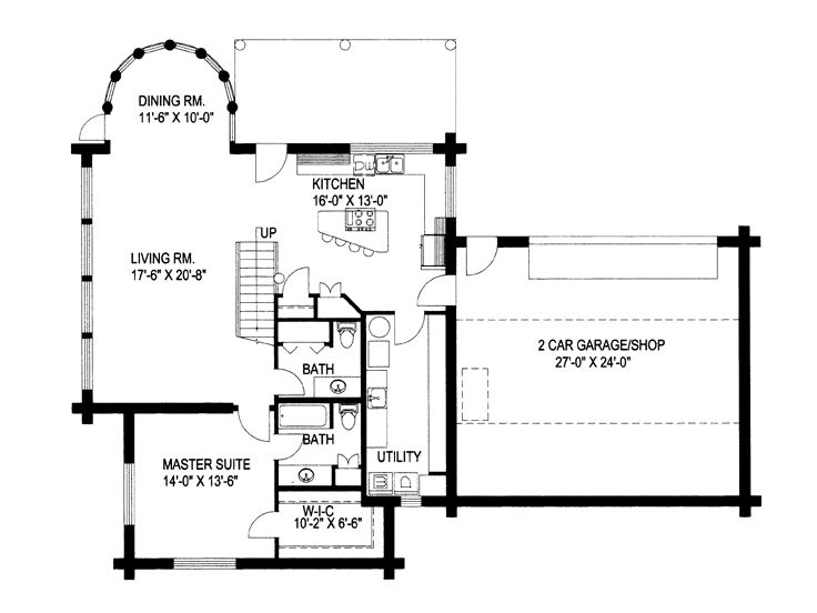 1st Floor Plan, 012L-0052