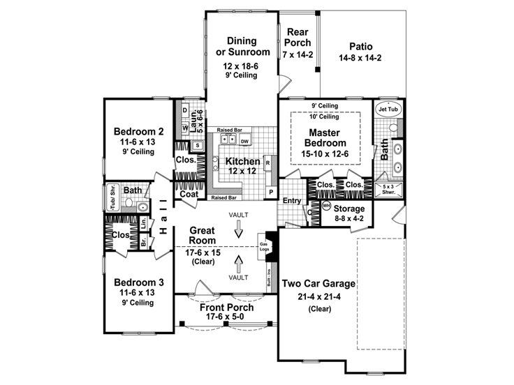 Floor Plan, 001H-0039