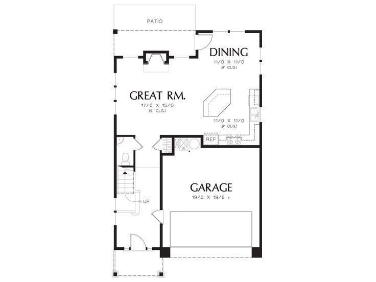 1st Floor Plan, 034H-0319