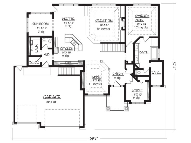 Floor Plan, 022H-0023