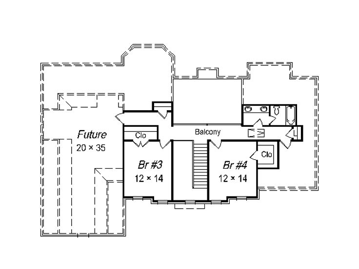 2nd Floor Plan, 061H-0097