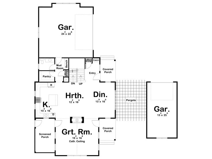 1st Floor Plan, 050H-0314