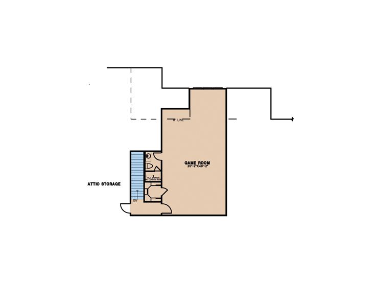 2nd Floor Plan, 074H-0177