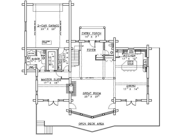 1st Floor Plan, 012L-0004