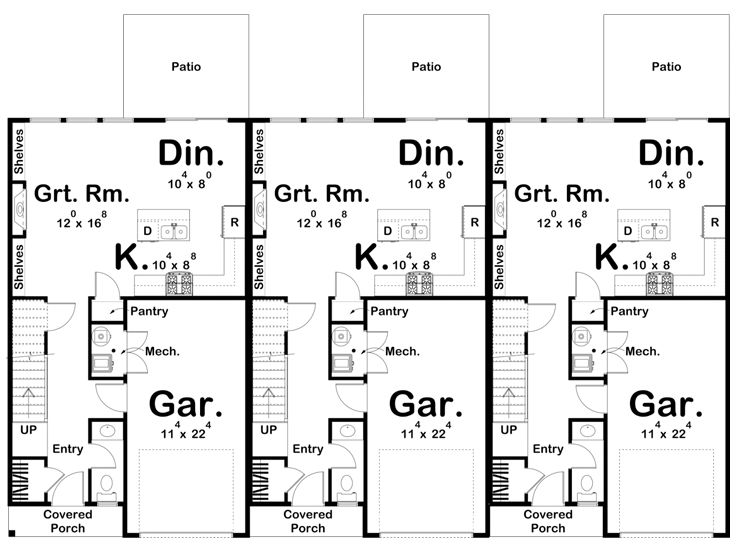 1st Floor Plan, 050M-0025