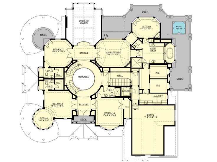 2nd Floor Plan, 035H-0095