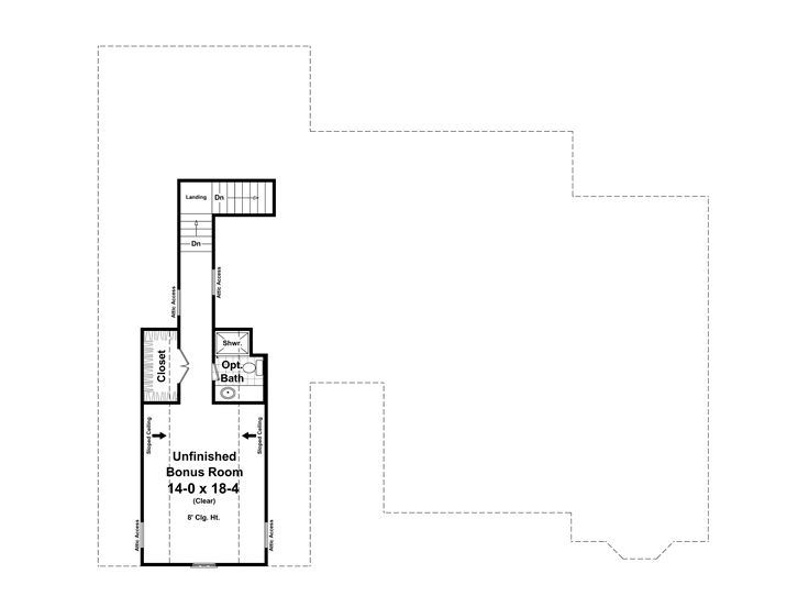 2nd Floor Plan, 001H-0179