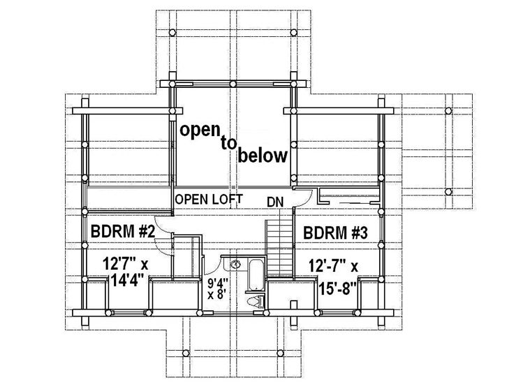 2nd Floor Plan, 012L-0016
