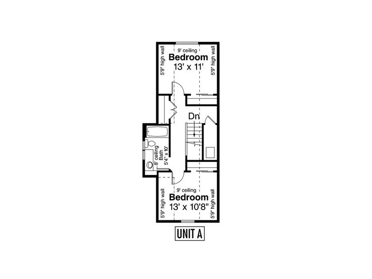 2nd Floor Plan, 051M-0027