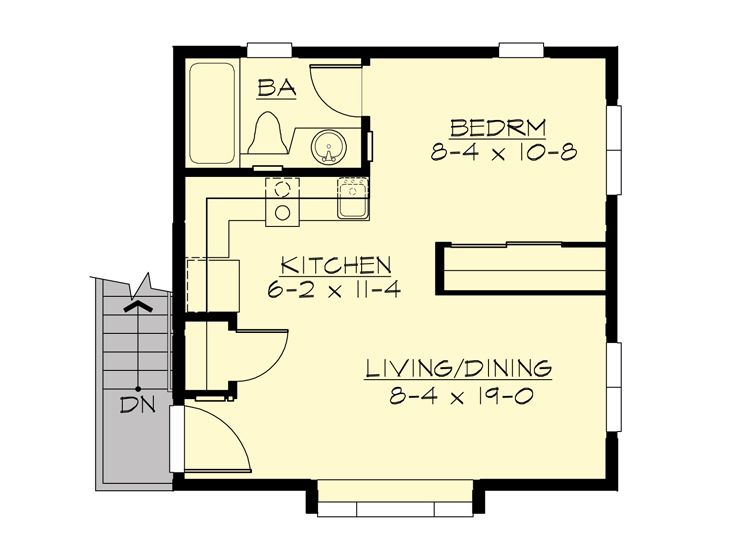 Online Garage Apartment Floor Plan 3