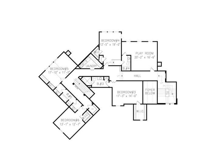 2nd Floor Plan, 084H-0001