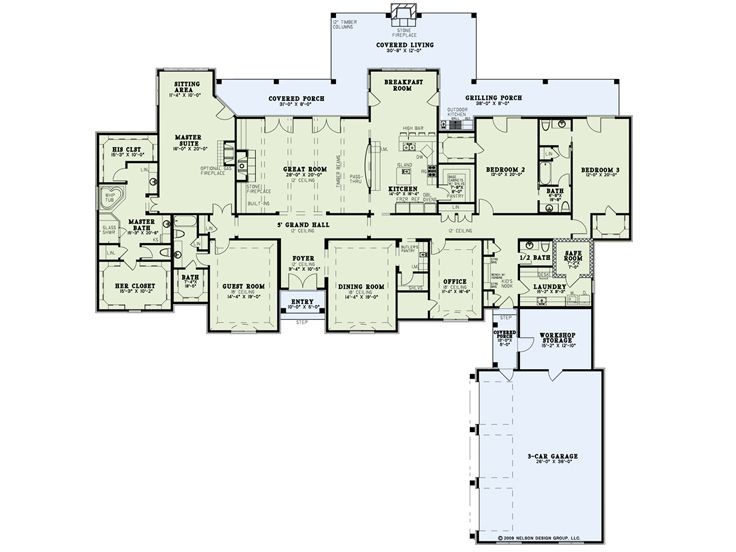 Floor Plan, 025H-0218