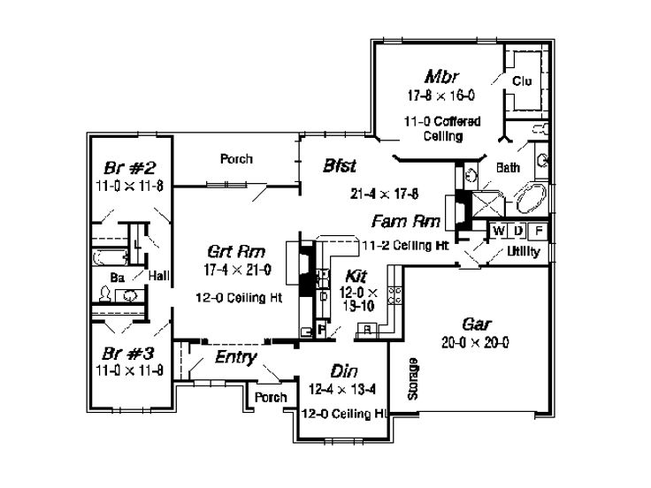 Floor Plan, 061H-0070